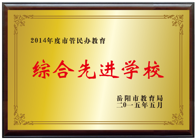 综合先进学校